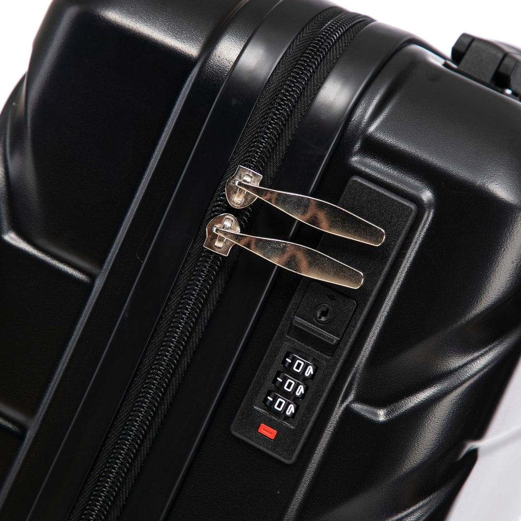 14'/20' 2-Piece ABS Spinner Wheel Luggage Set with Combination Lock