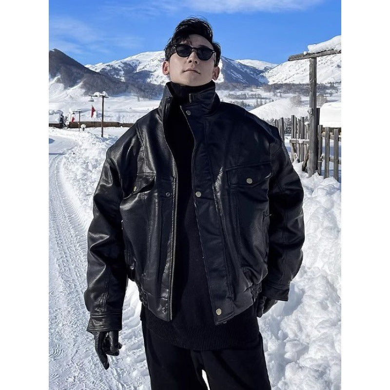 Jacket Leather Coat Autumn And Winter Men's Coat