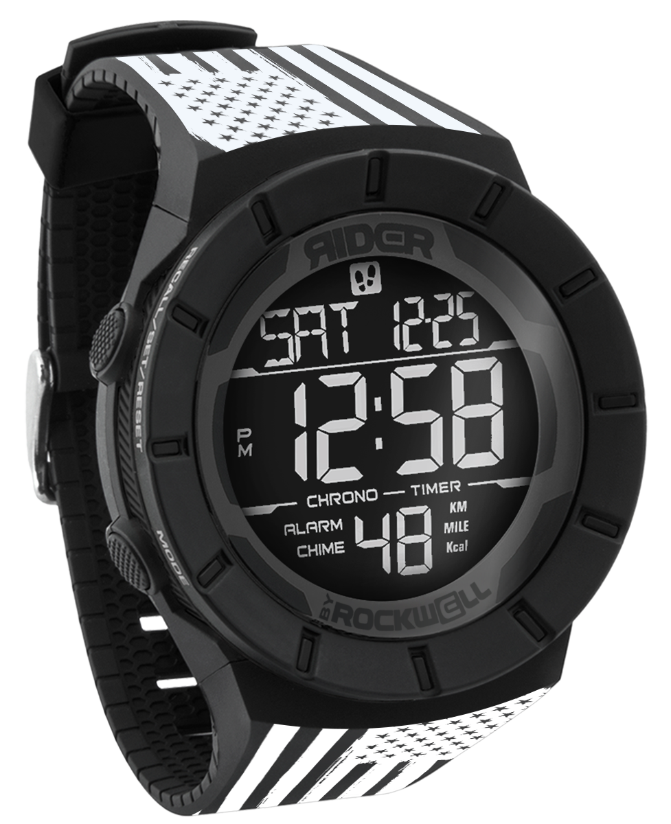 Coliseum Fit™ Assault - White Edition (Phantom Black) Watch