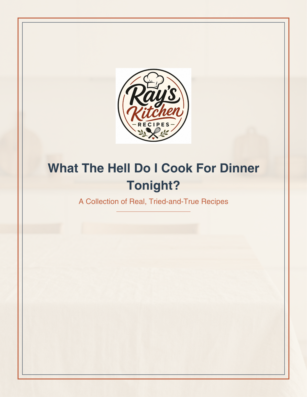 What The Hell Do I Cook For Dinner Tonight?