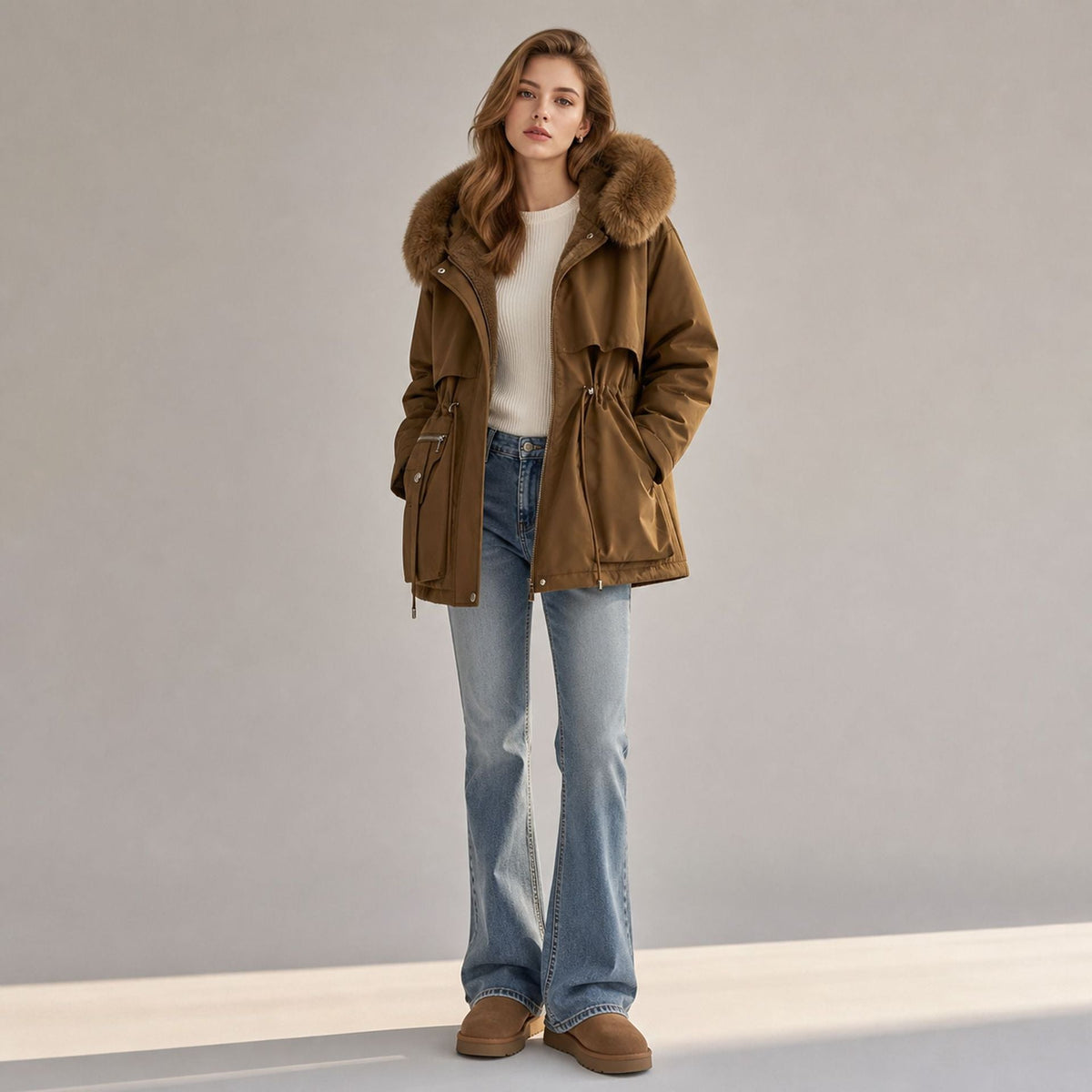 Waist Slimming Fashion Casual Jacket