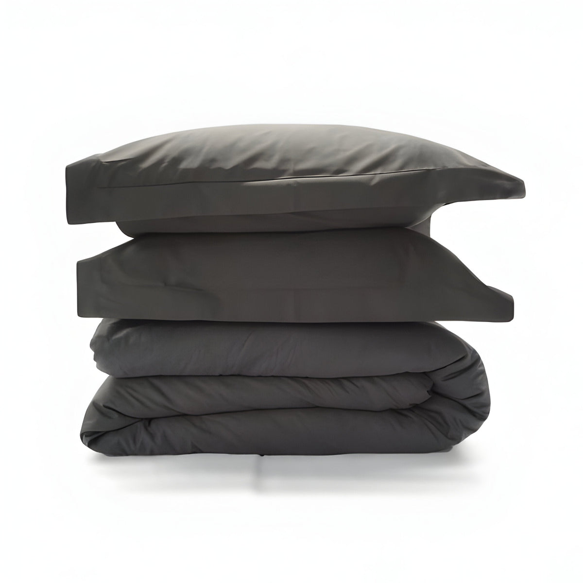 400TC Cotton Sateen Solid Duvet Cover Set