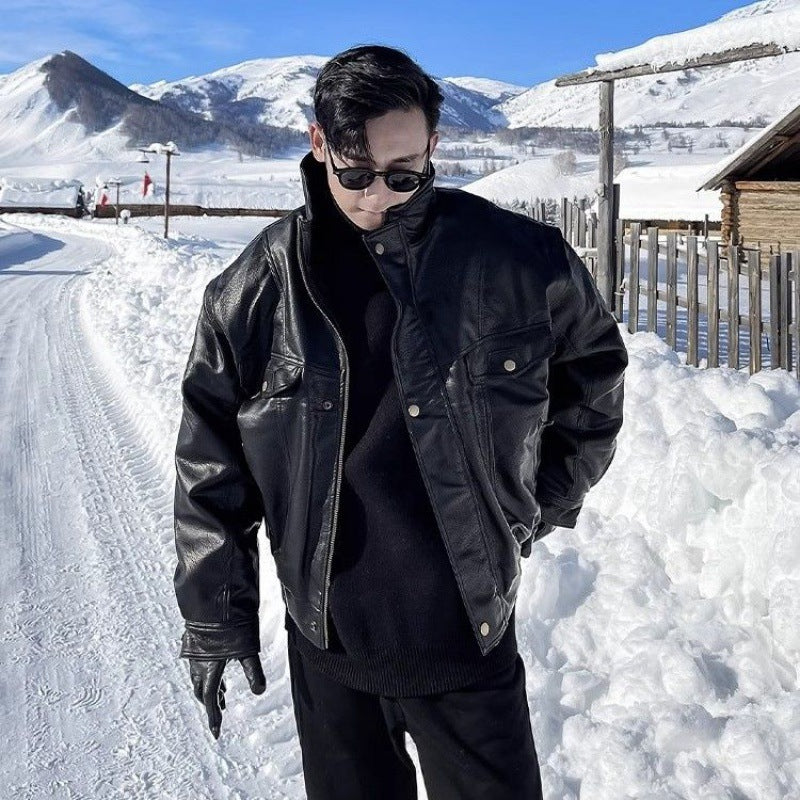 Jacket Leather Coat Autumn And Winter Men's Coat