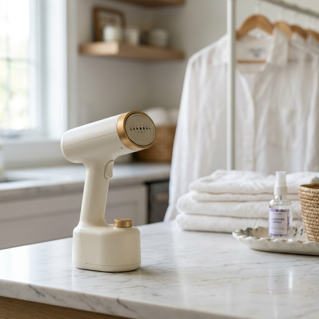 Mini Portable Handheld Garment Steamer - Off White