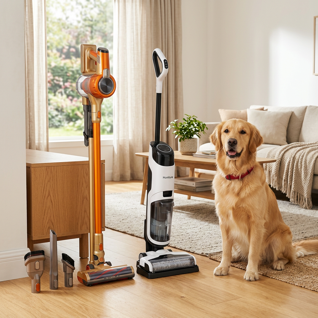 Honiture FlashDry M7 Ultimate Pet Home Cleaning Bundle - indoor home lifestyle