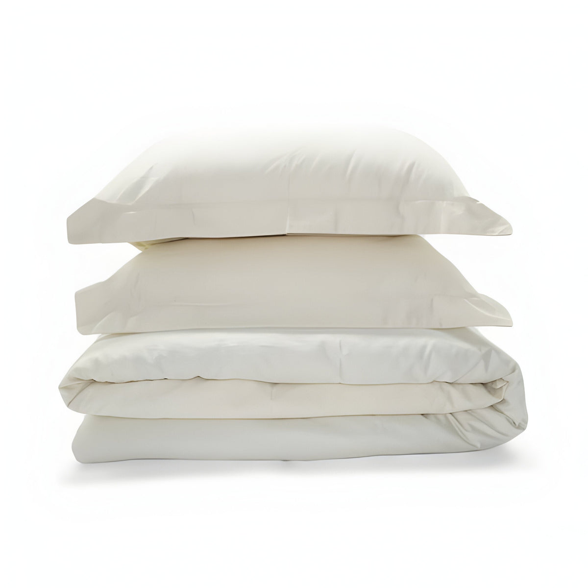 400TC Cotton Sateen Solid Duvet Cover Set