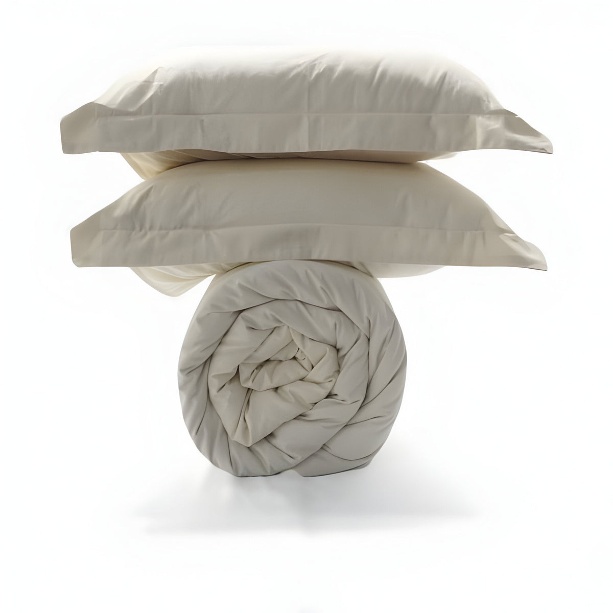 400TC Cotton Sateen Solid Duvet Cover Set