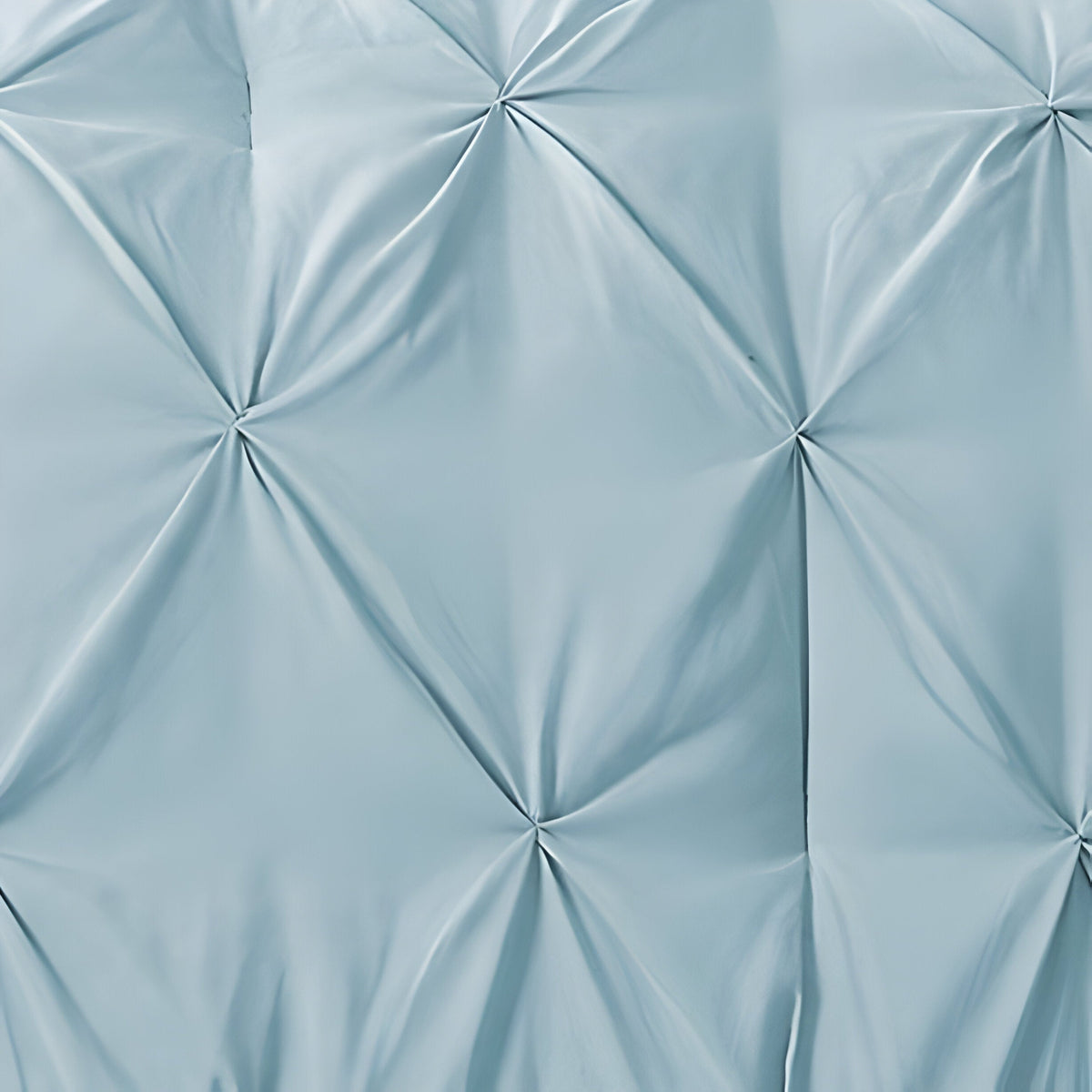 400TC Cotton Pintuck Sateen Solid Duvet Cover Set
