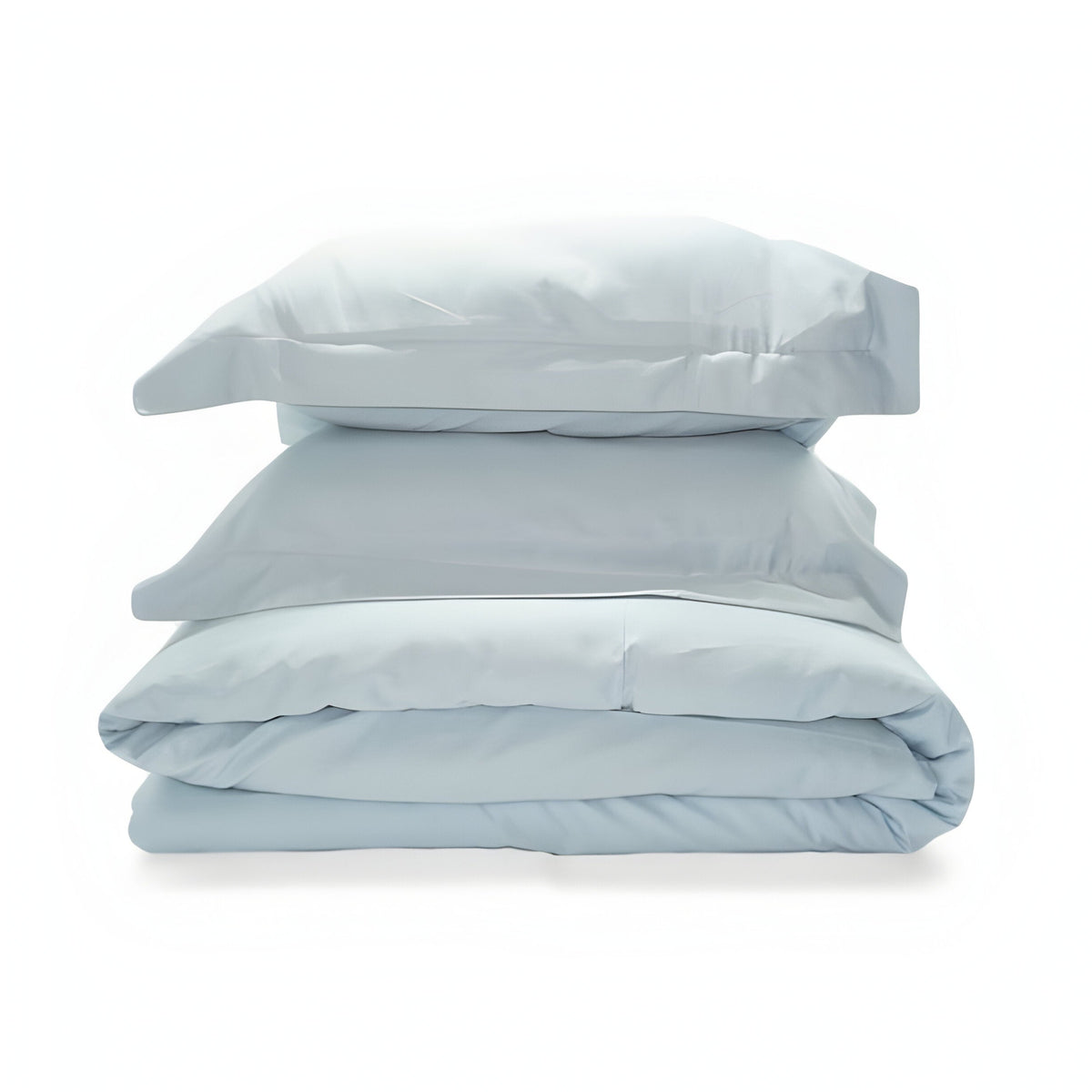 400TC Cotton Sateen Solid Duvet Cover Set