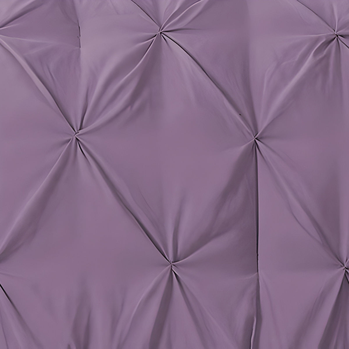 400TC Cotton Pintuck Sateen Solid Duvet Cover Set
