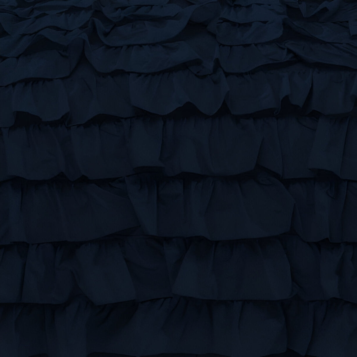 400TC Sateen Solid Cotton Waterfall Ruffle Duvet Cover Set