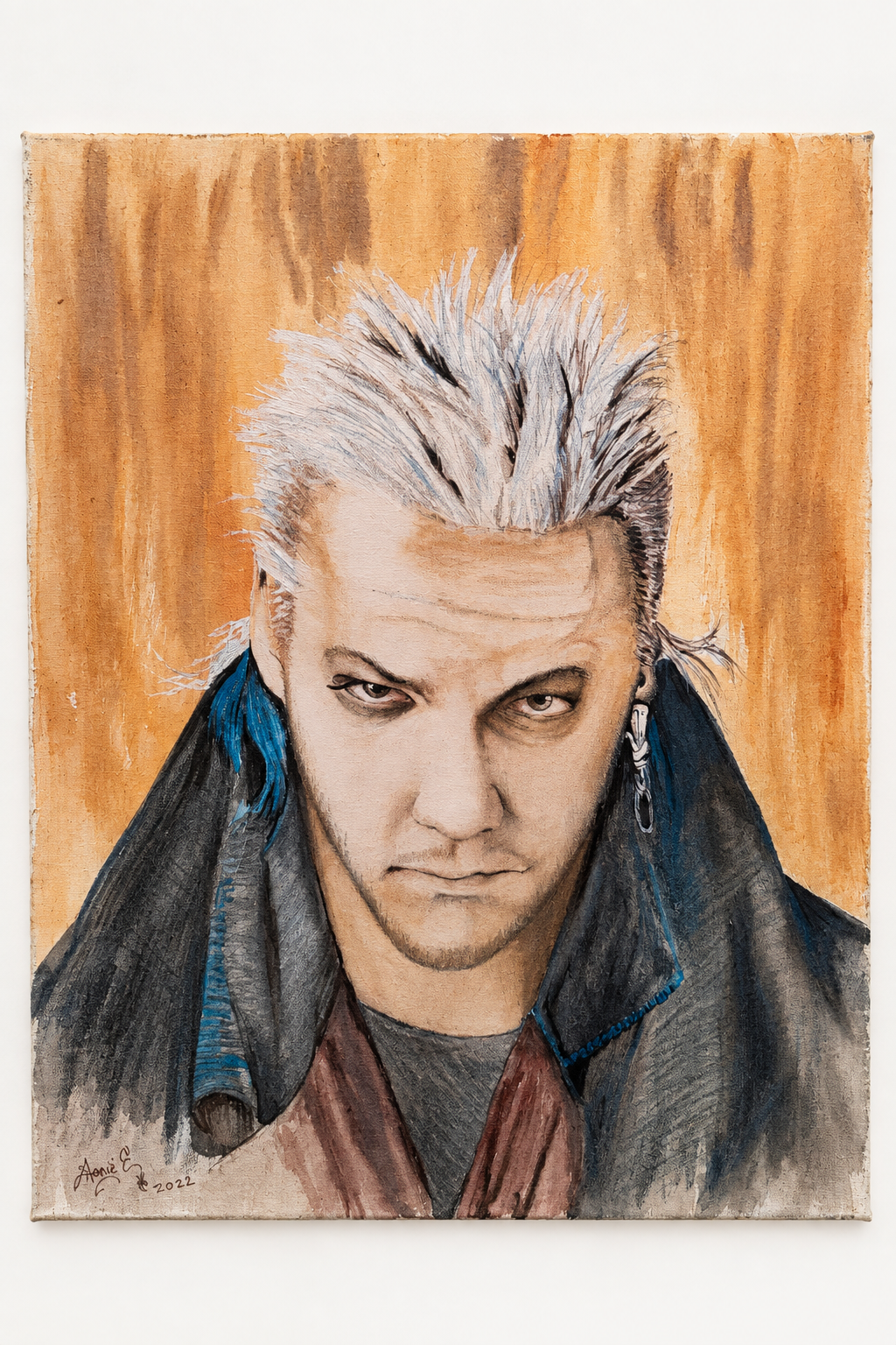 Polished photo of portrait artwork