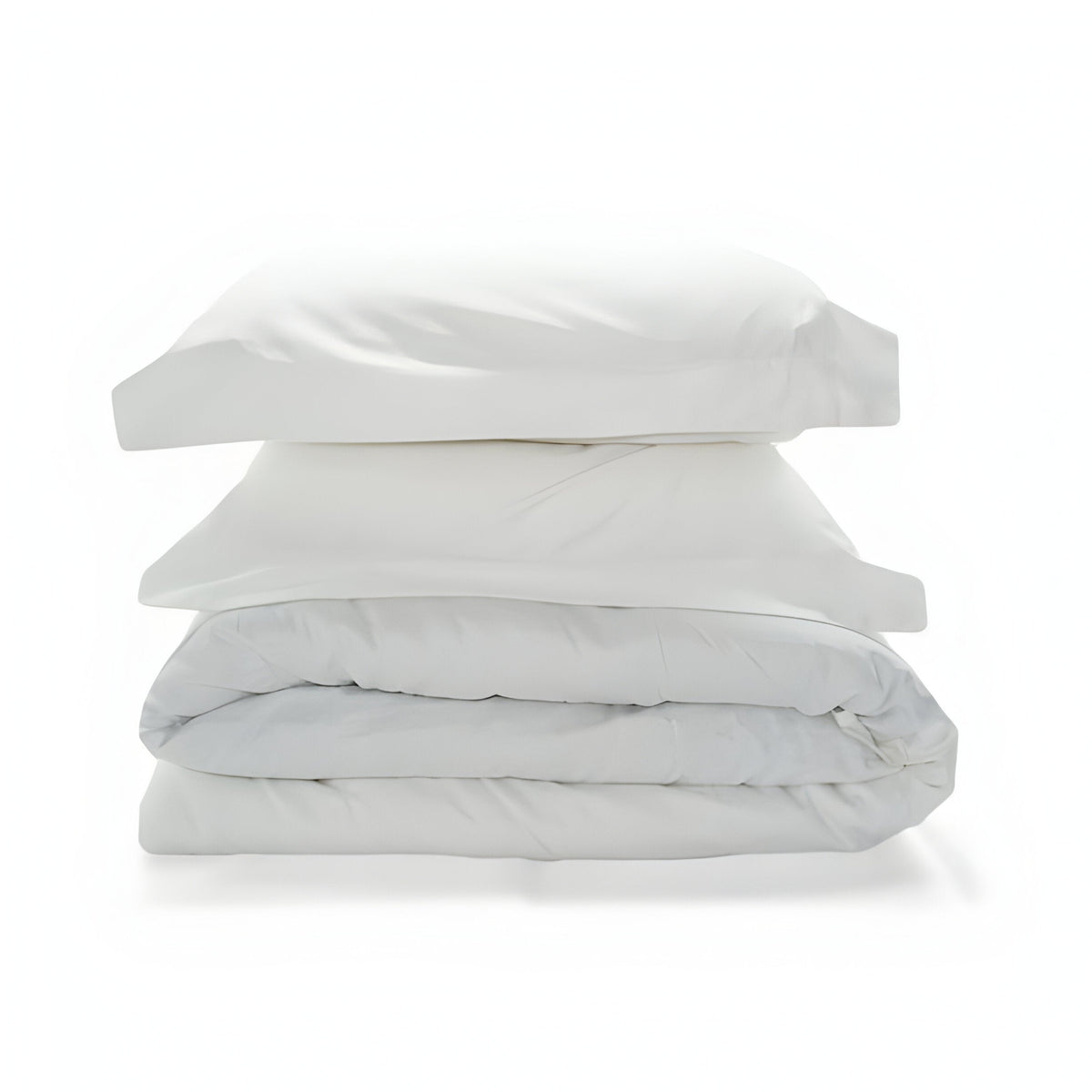 200TC Cotton Percale Solid Duvet Cover Set