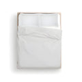 400TC Cotton Sateen Solid Duvet Cover Set