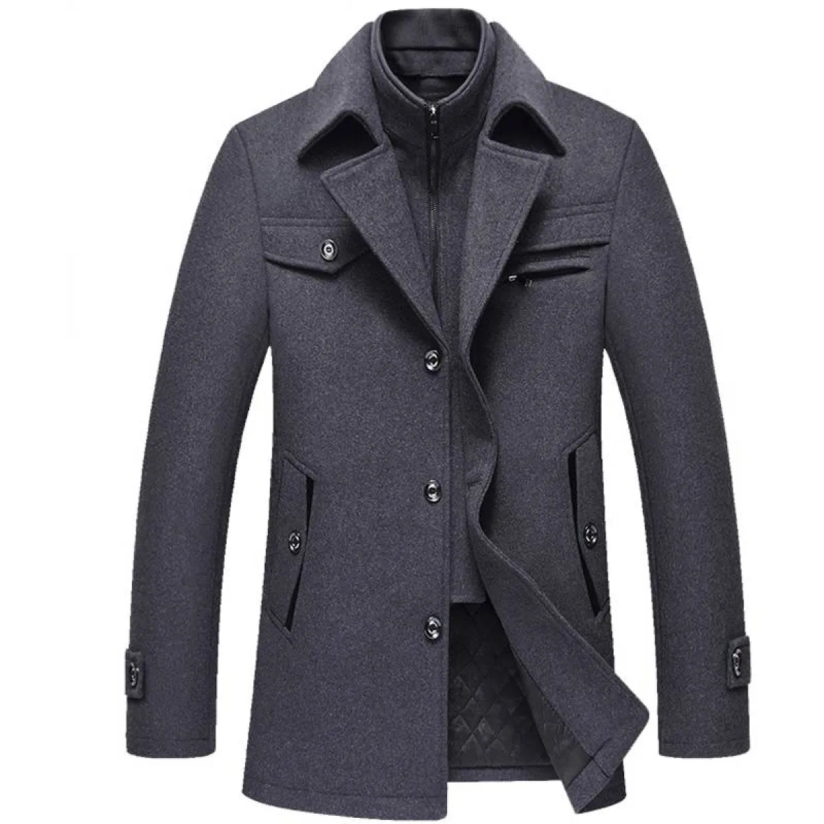 Men's Winter Wool Coat